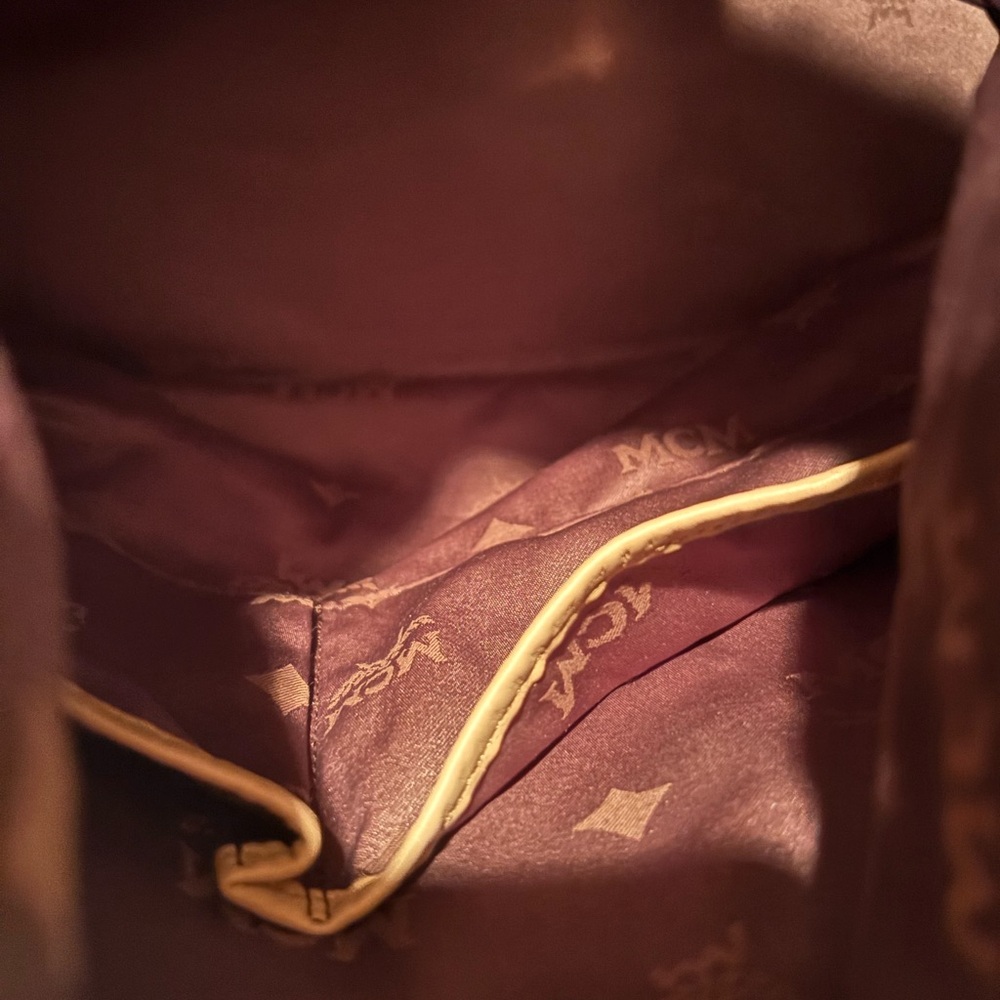MCM Tan Monogram Hobo Bag - Picture 5 of 7
